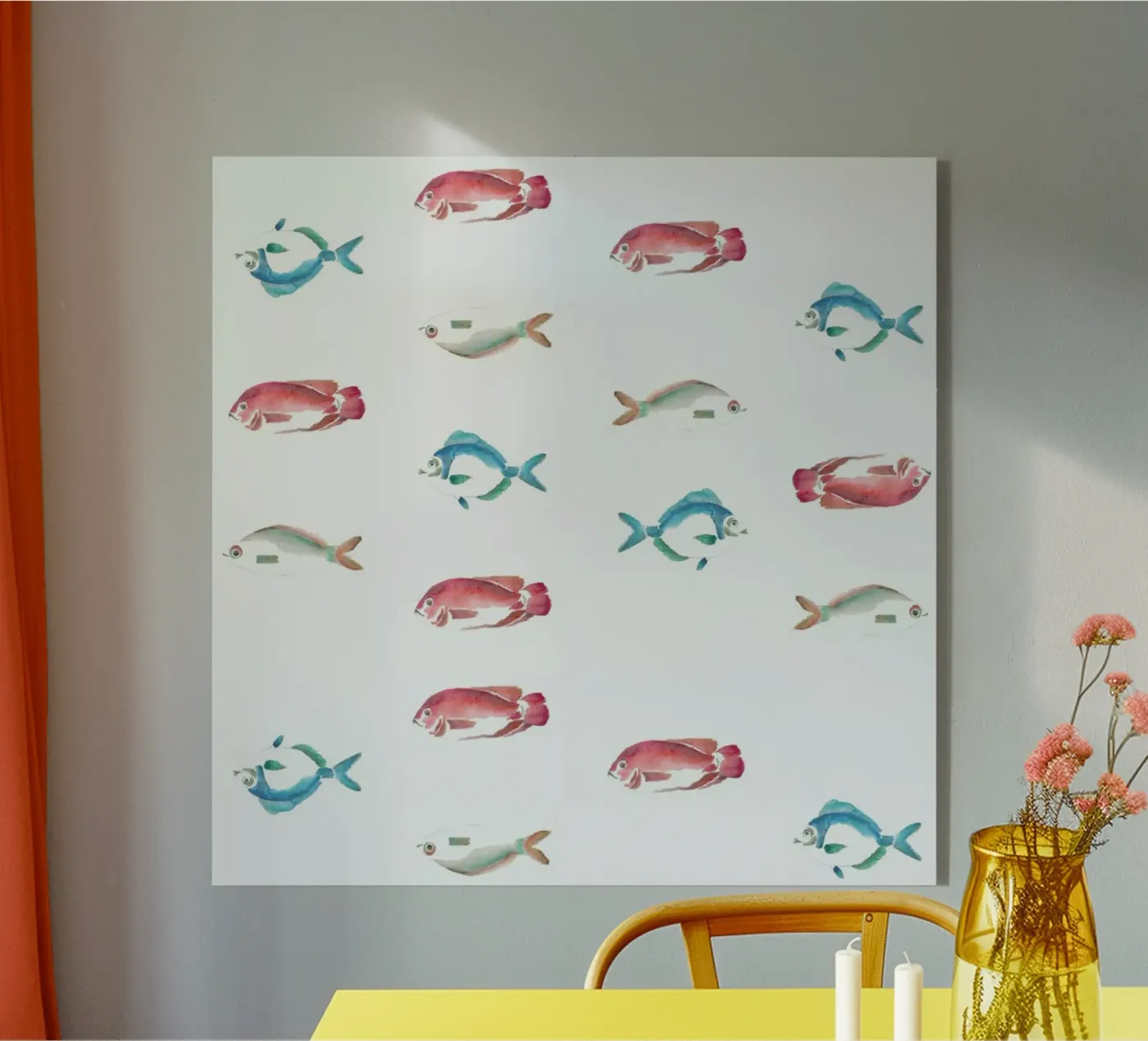 Pattern: La Mojarra plexiglas de Sandra De Leon