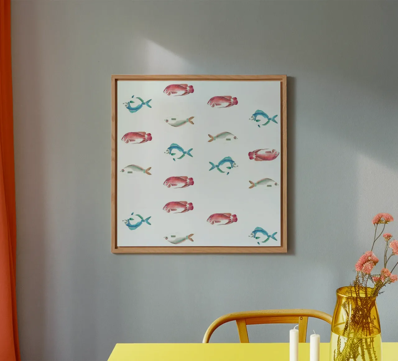 Pattern: La Mojarra alluminio dibond da Sandra De Leon