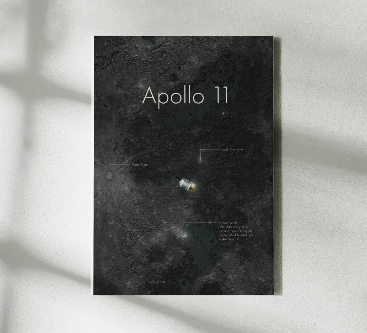 Apollo 11 tela da Astro Aesthetics