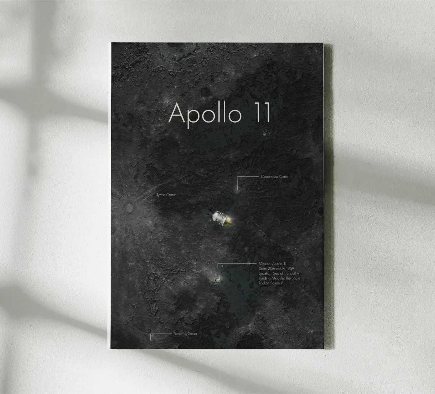 Apollo 11 tela da Astro Aesthetics
