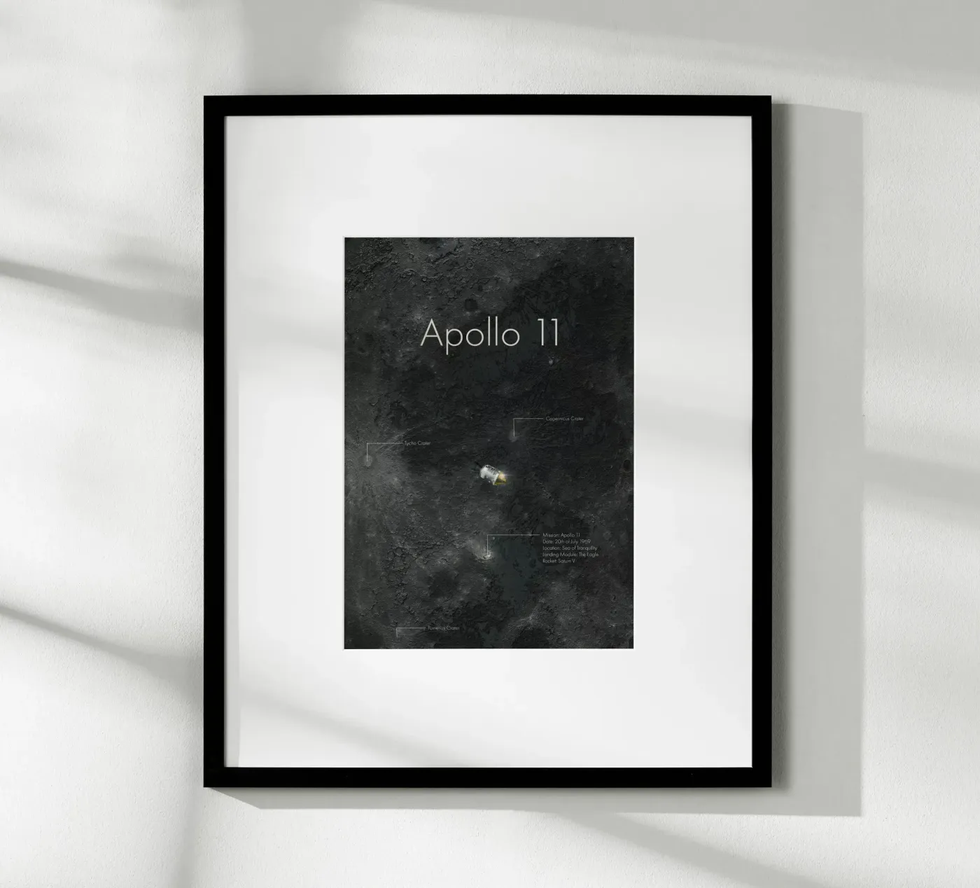 Apollo 11 poster van Astro Aesthetics