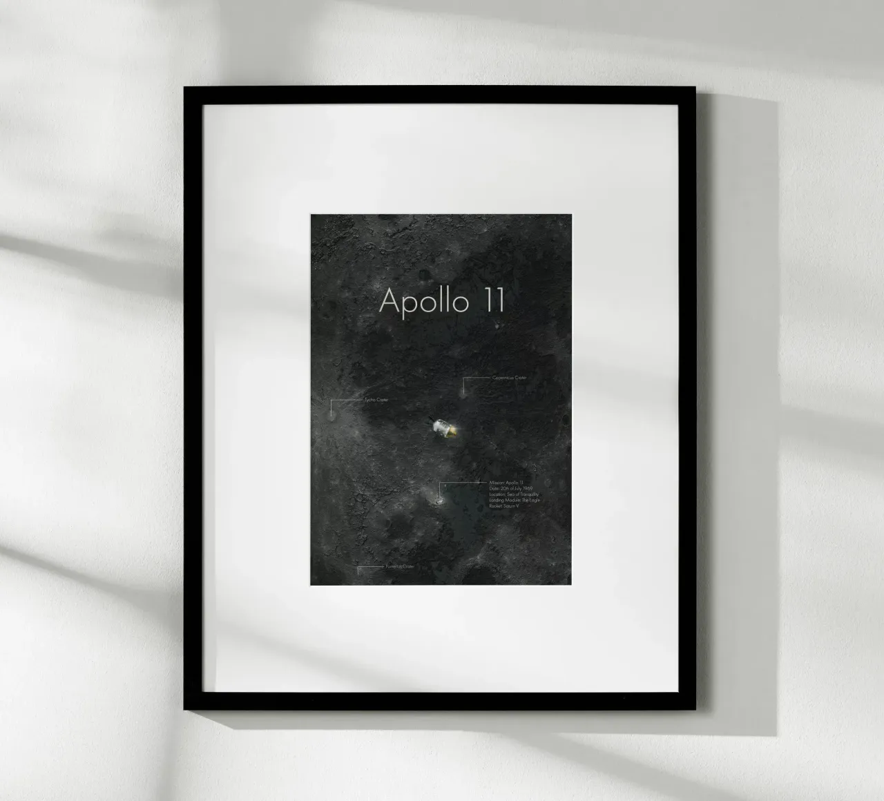 Apollo 11 poster da Astro Aesthetics