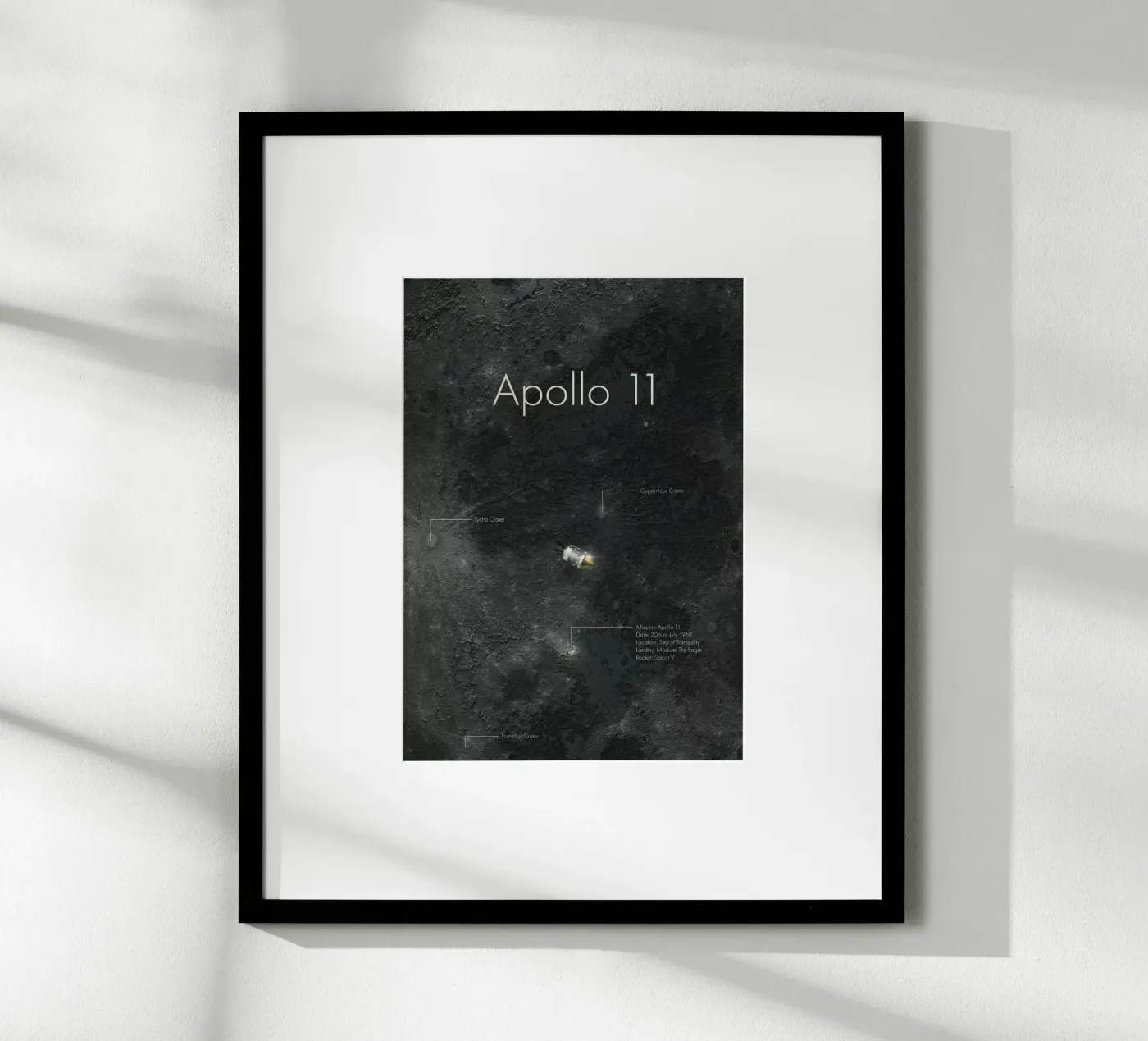 Apollo 11 poster da Astro Aesthetics