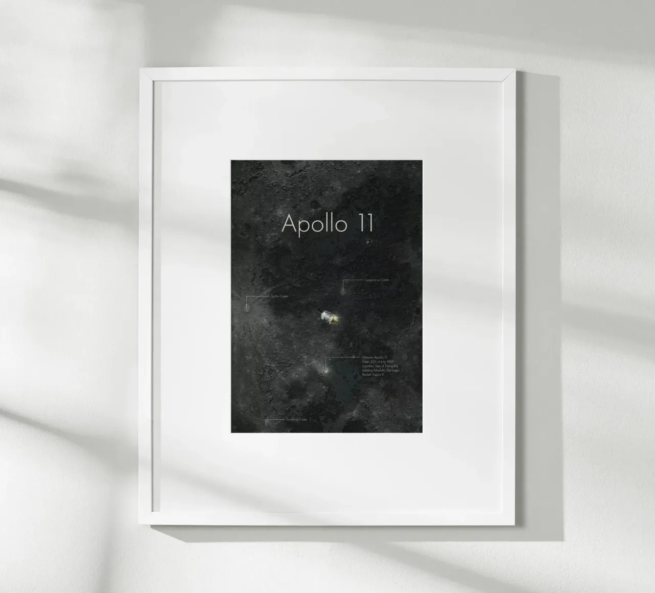Apollo 11 poster da Astro Aesthetics