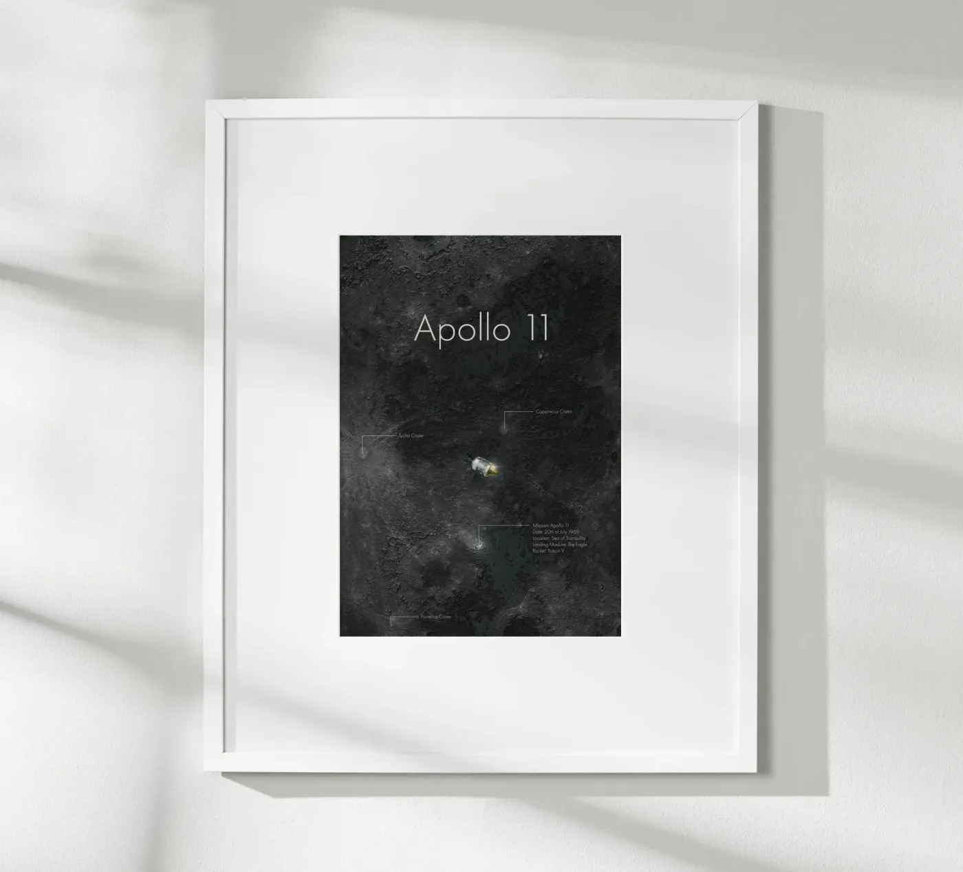 Apollo 11 poster van Astro Aesthetics