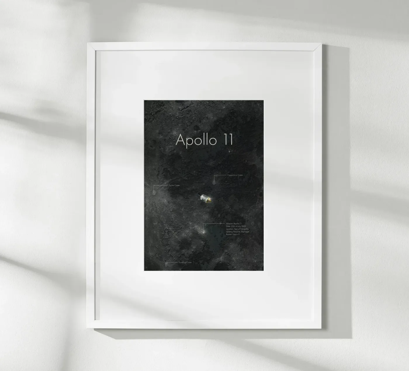 Apollo 11 poster da Astro Aesthetics