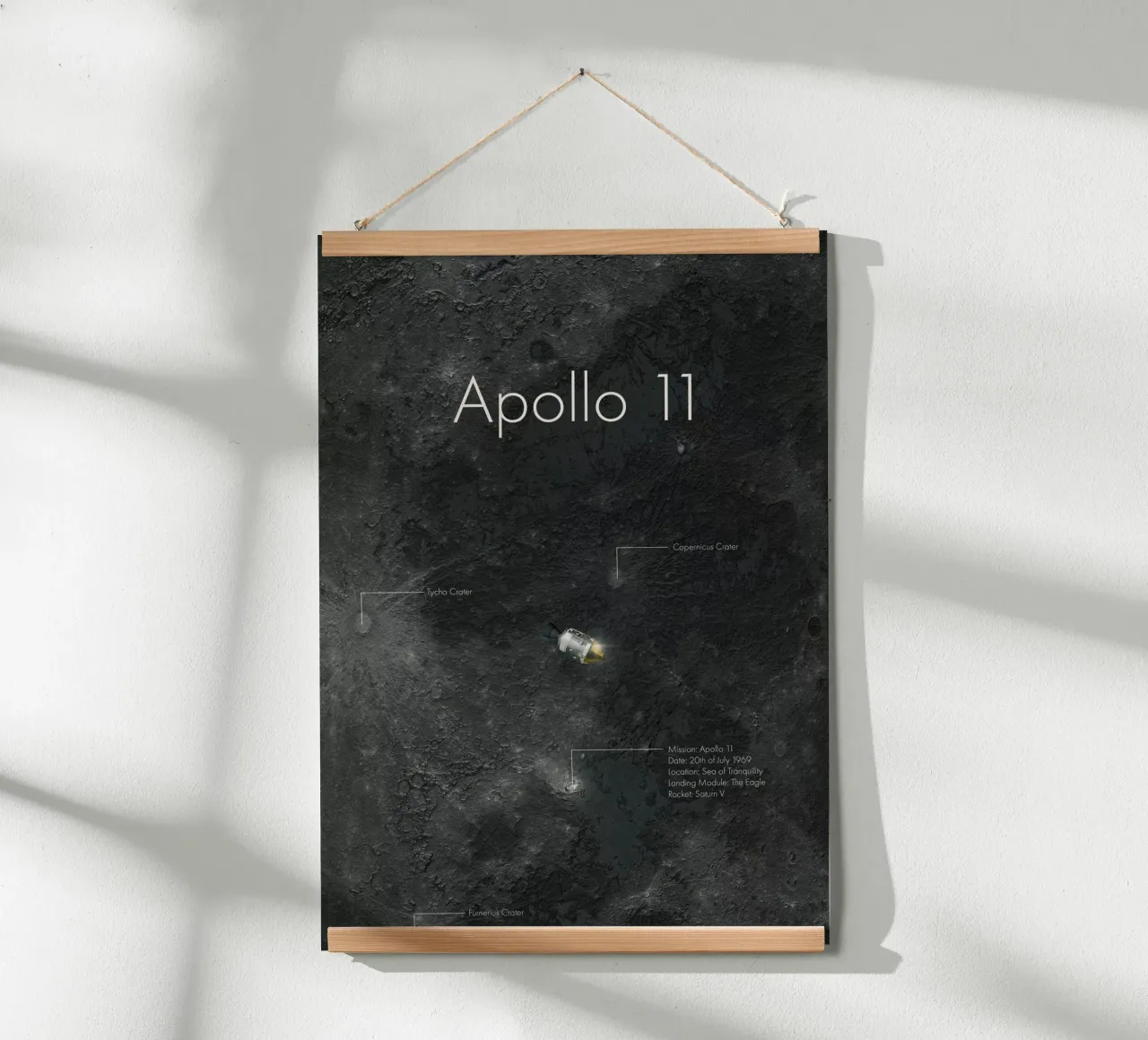 Apollo 11 poster da Astro Aesthetics