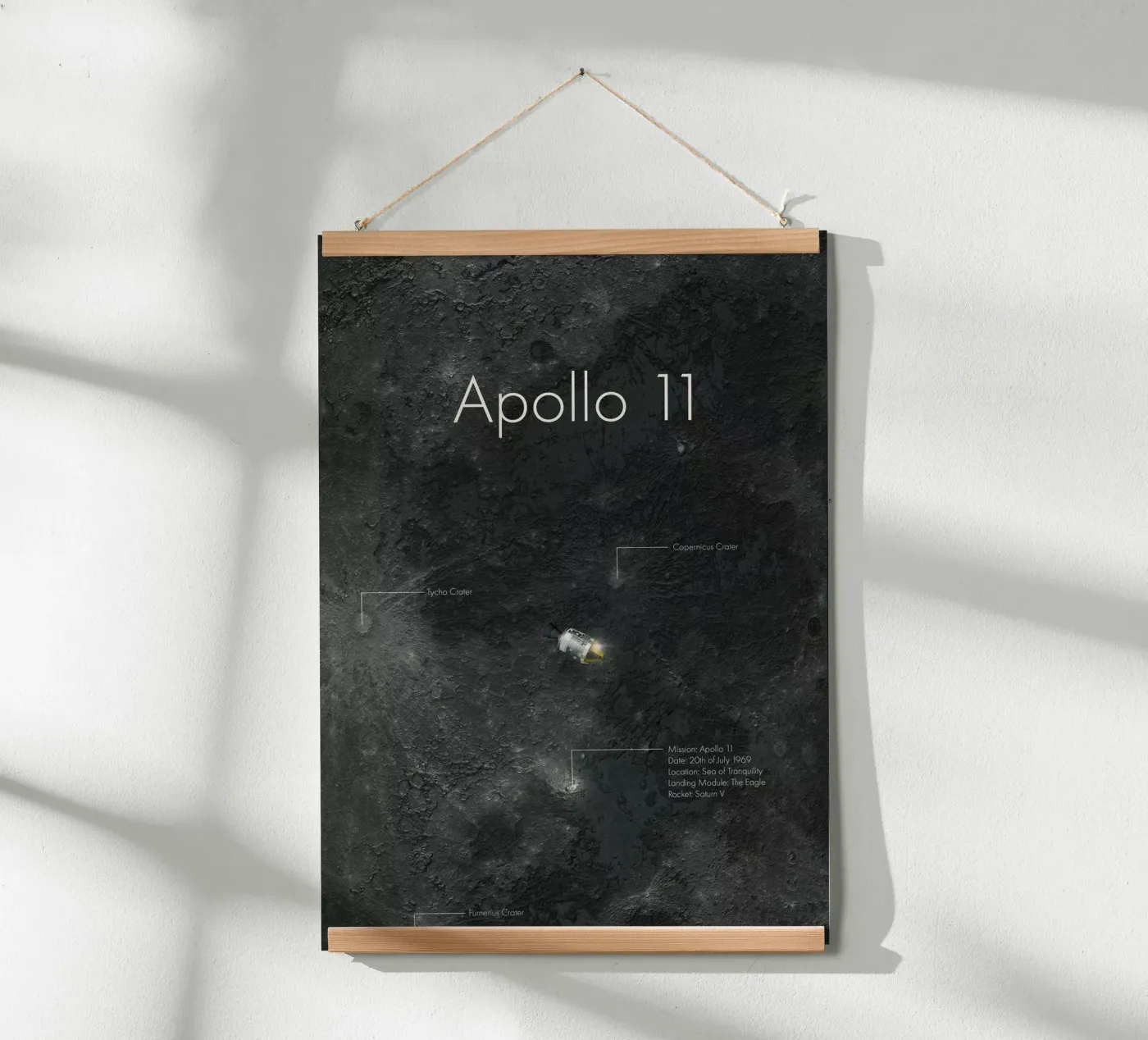 Apollo 11 poster van Astro Aesthetics