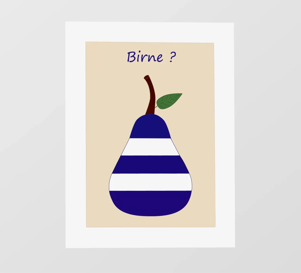 Blu pera bianco telo in pvc da SunflowerDE