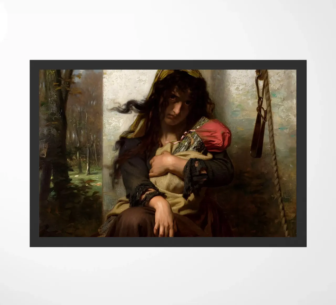 Hugues Merle - Il pazzo di Etretat zerbino da Timeless Artworks