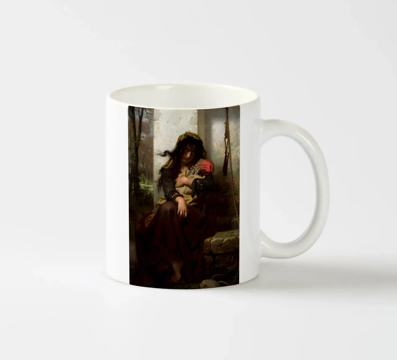 Hugues Merle - Il pazzo di Etretat tazza in ceramica da Timeless Artworks