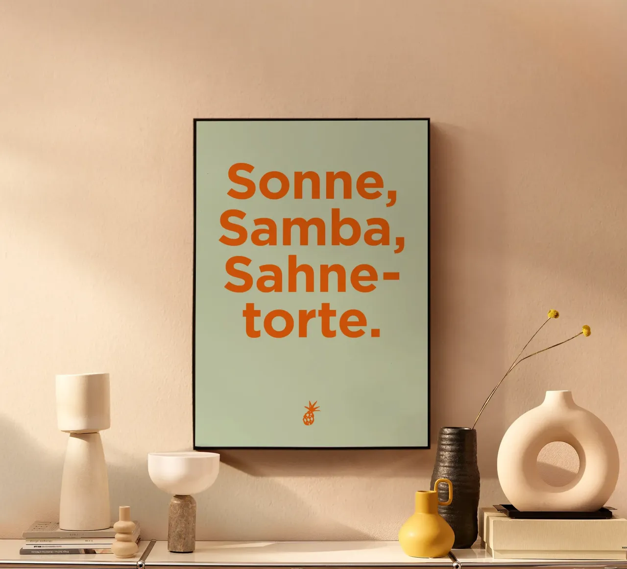 Sonne, Samba, Sahnetorte. plexiglass da Art Fart