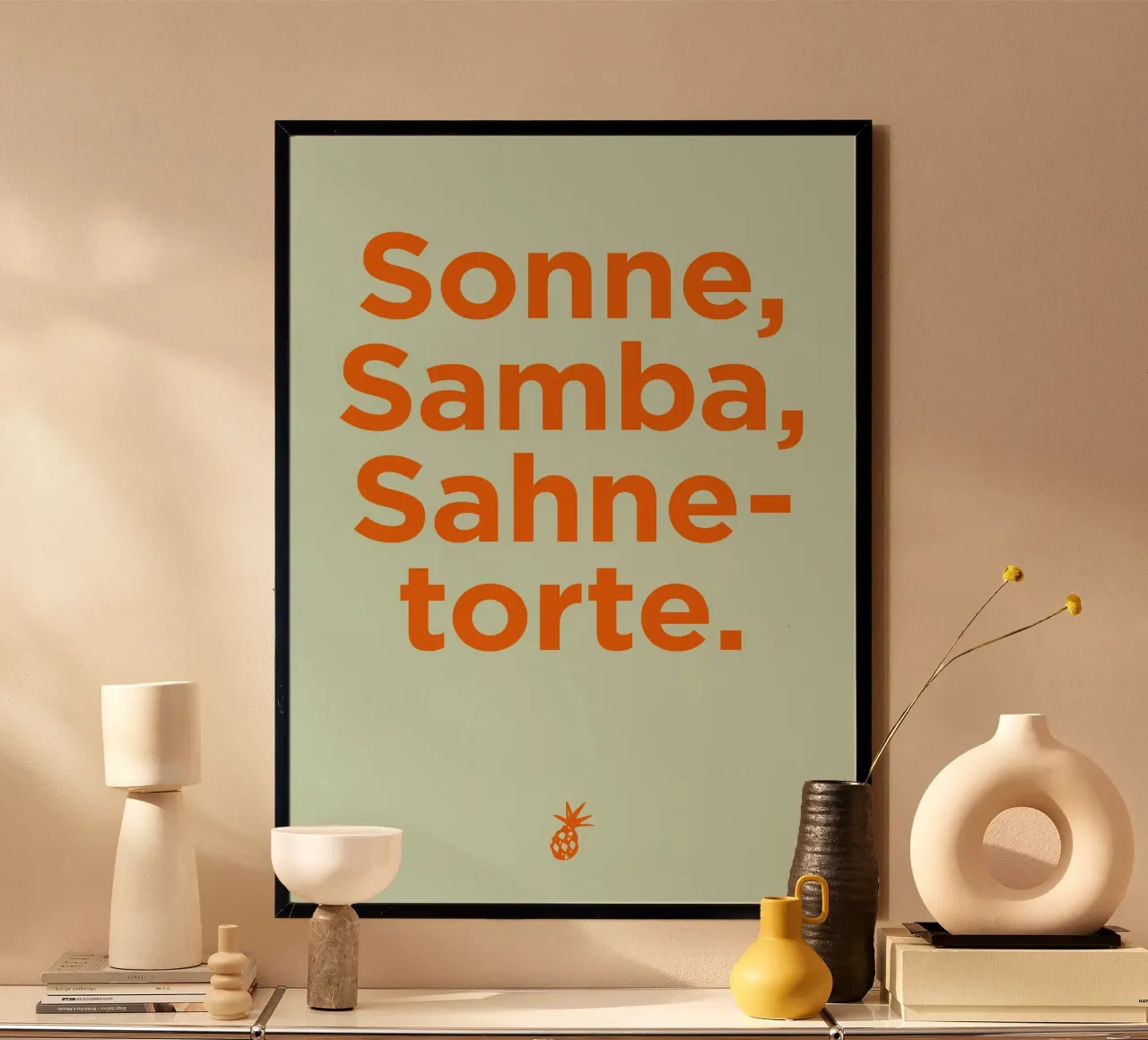 Sonne, Samba, Sahnetorte. carta hahnemühle da Art Fart