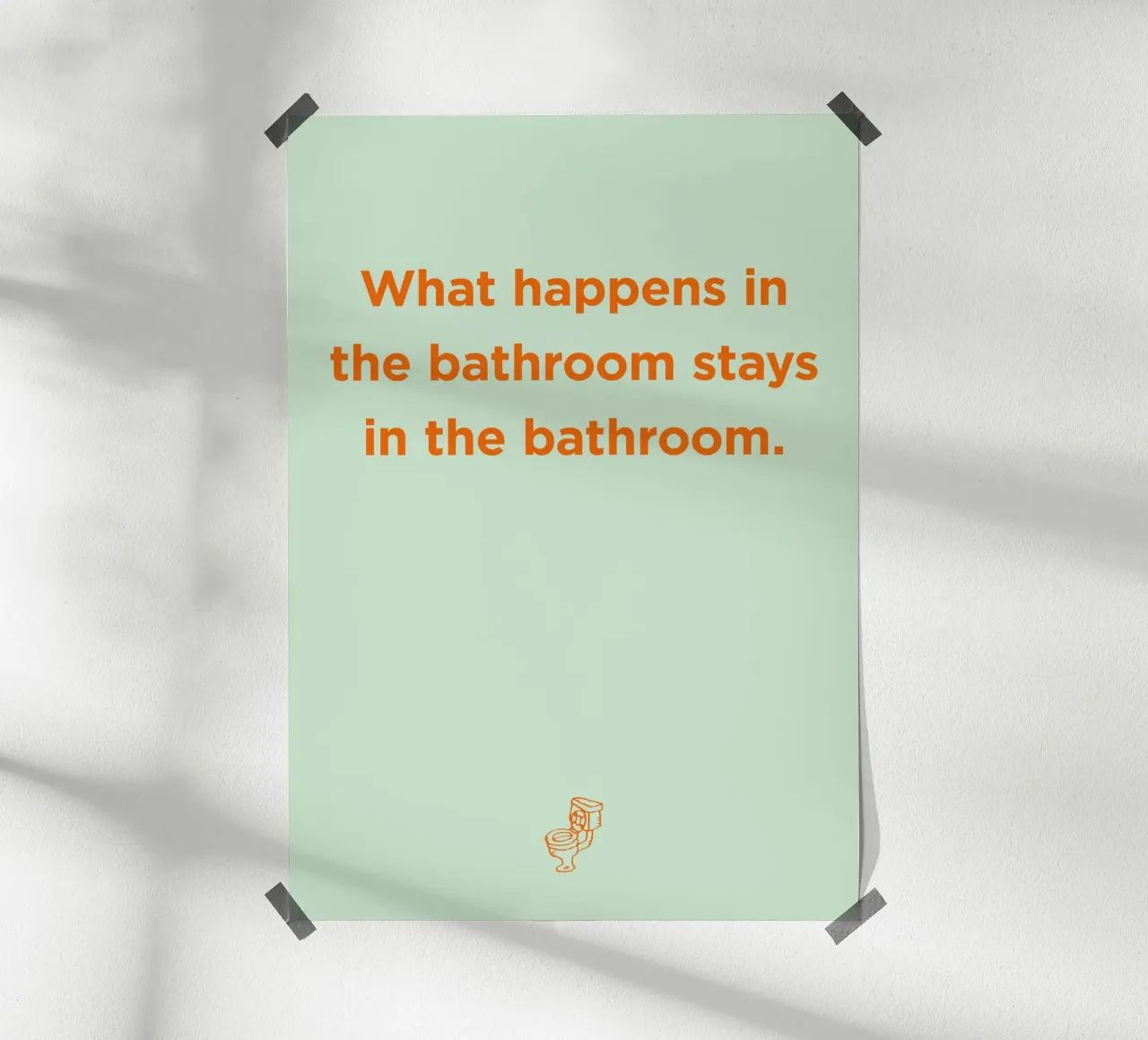 Bathroom 02 poster da Art Fart