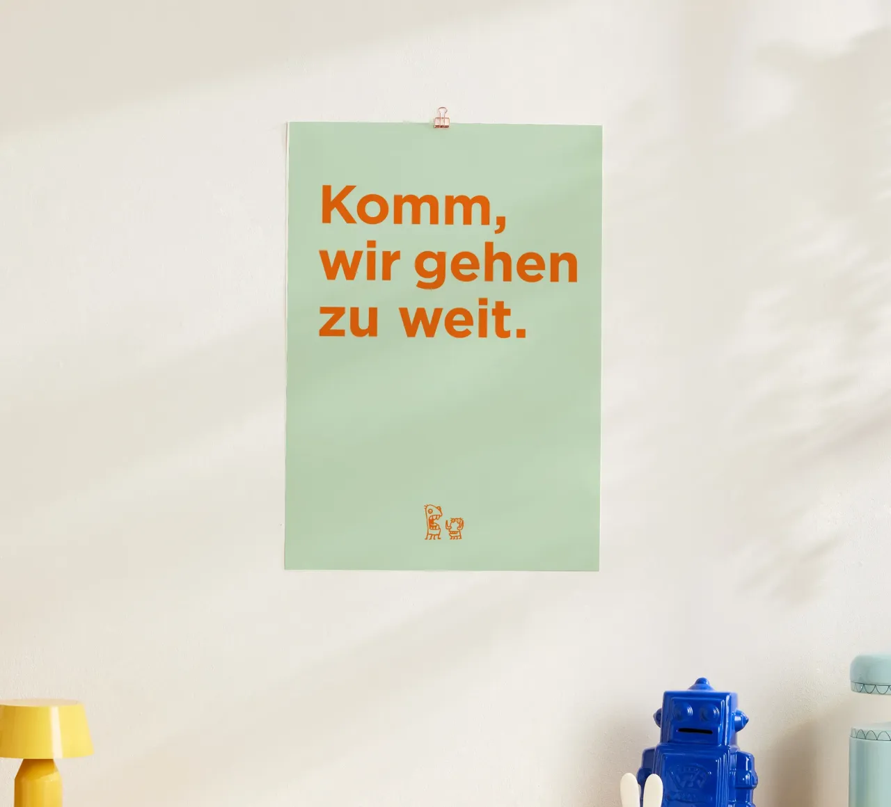 Komm, wir gehen zu weit. 02 poster da Art Fart