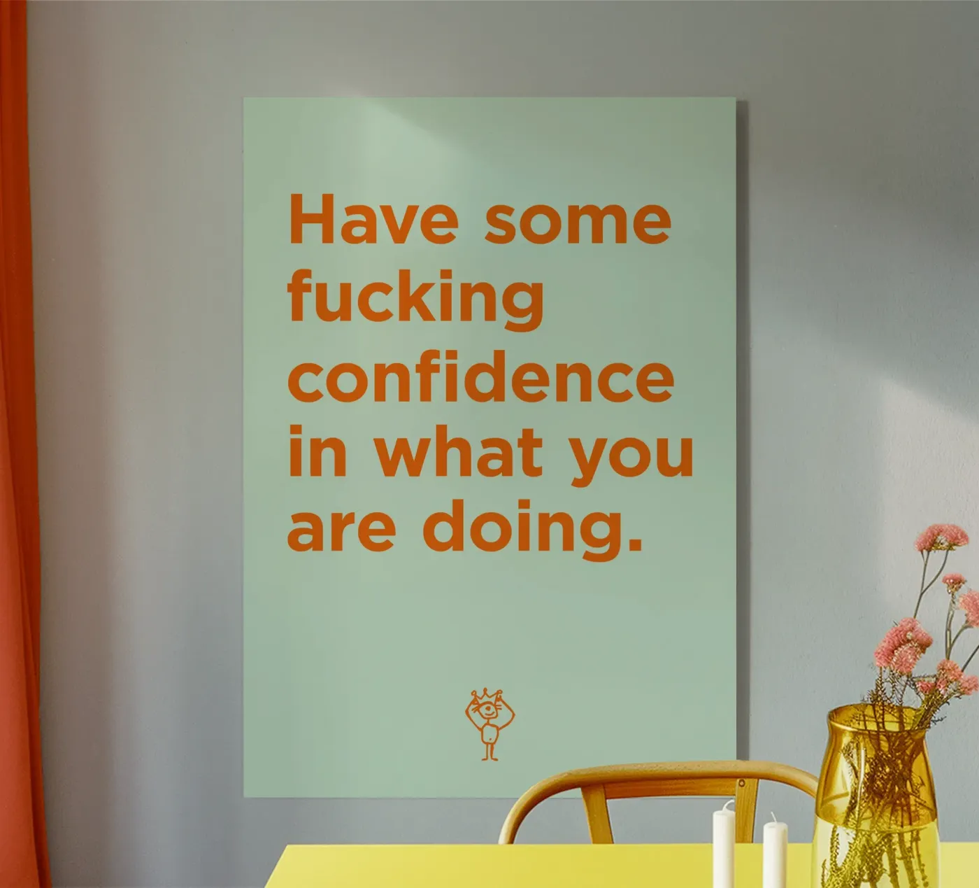 Confidence 02 acrylic glass by Art Fart