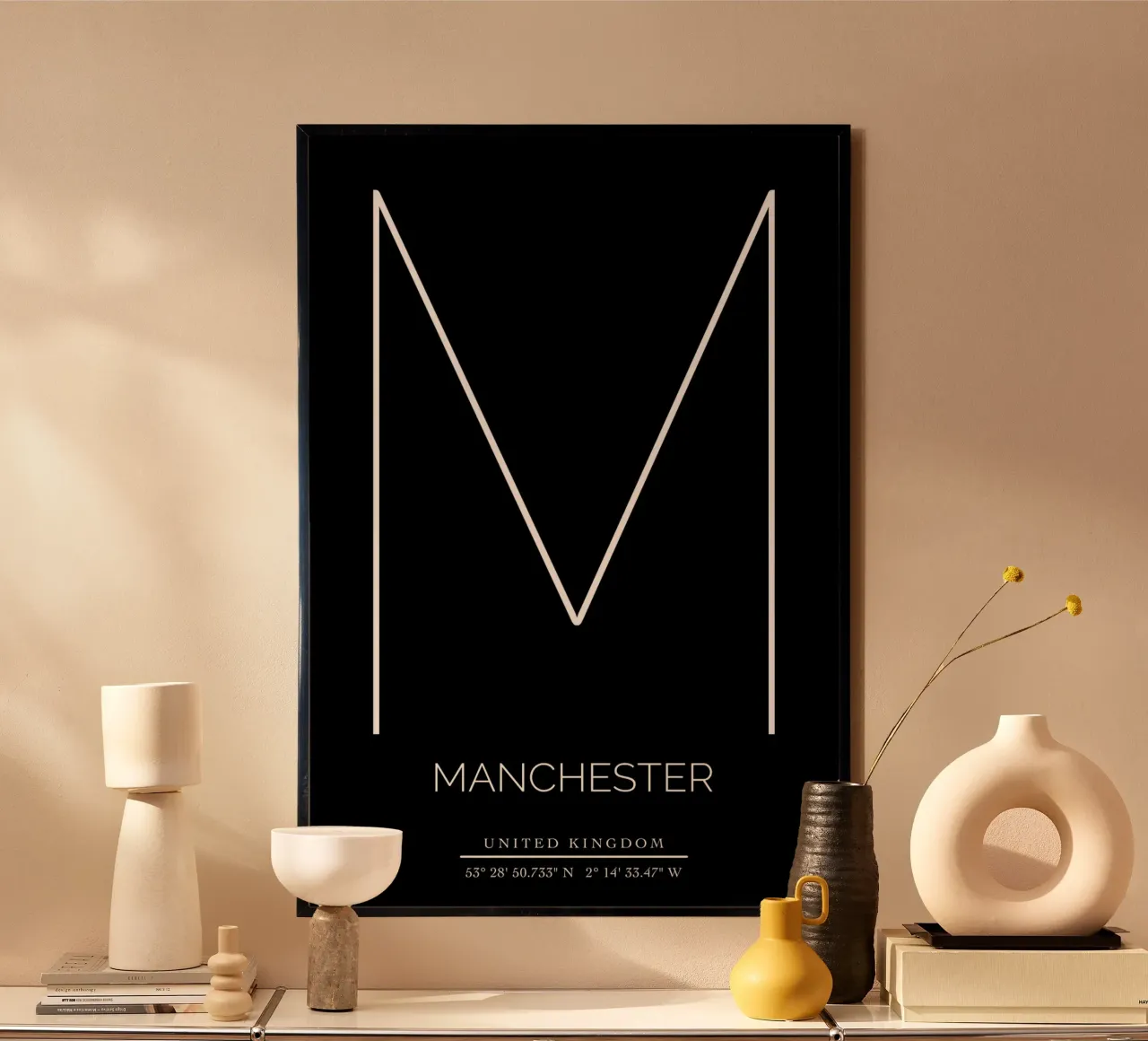 MANCHESTER - black carta hahnemühle da CityLights