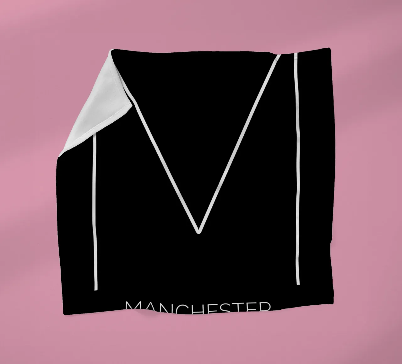 MANCHESTER - black coperta in pile da CityLights