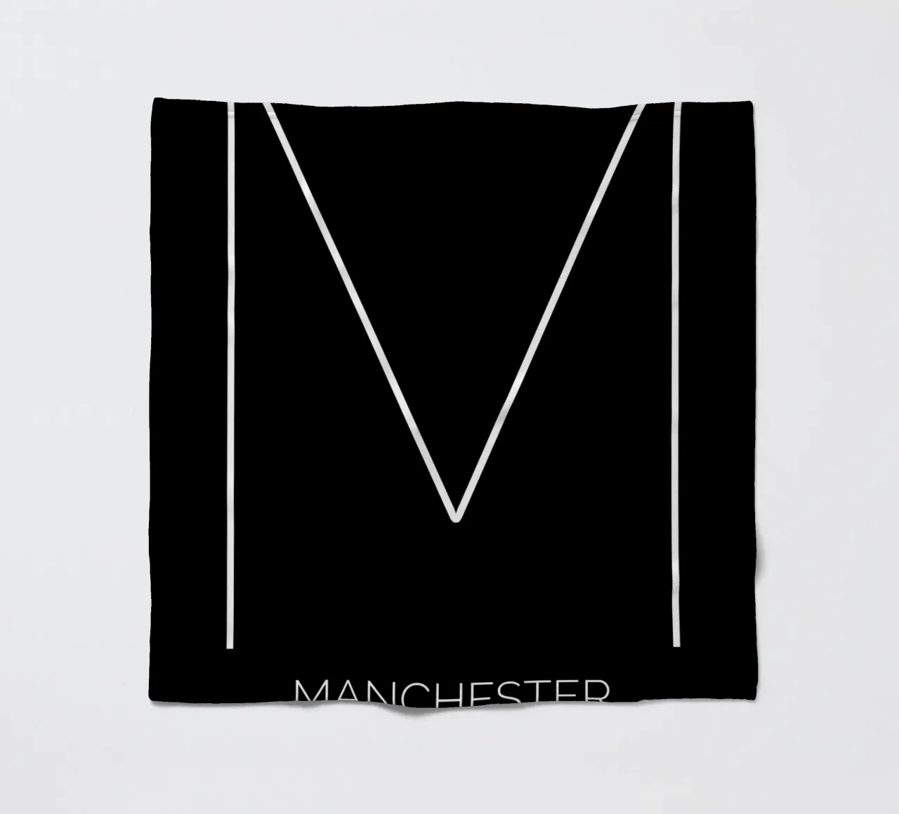 MANCHESTER - black coperta in pile da CityLights