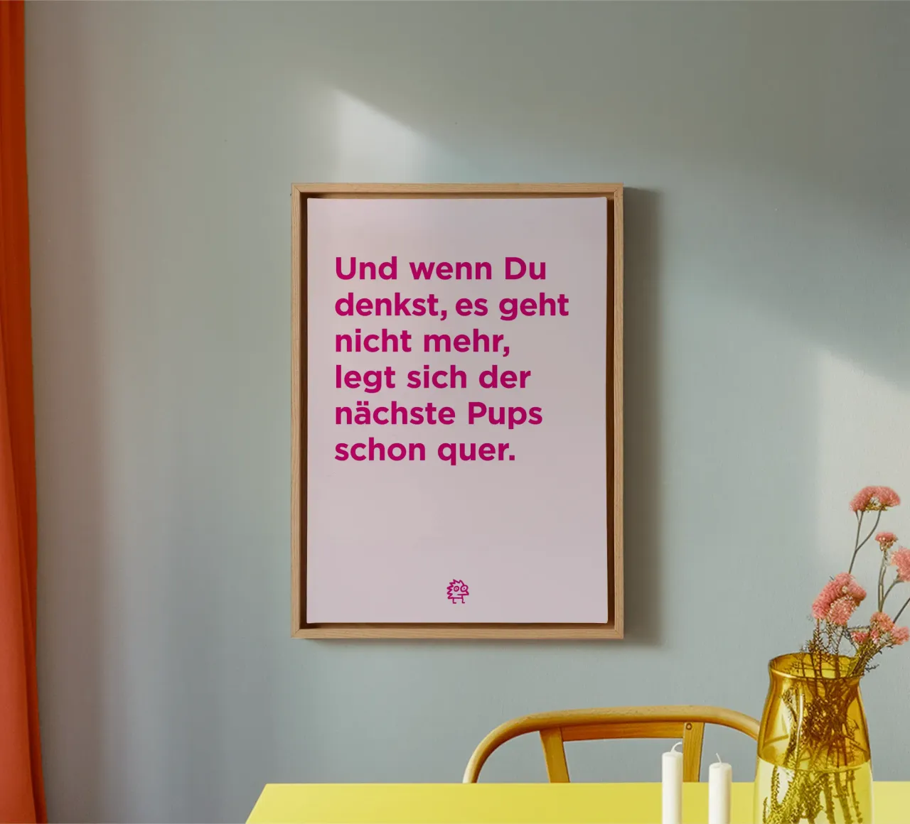 Pups tela da Art Fart