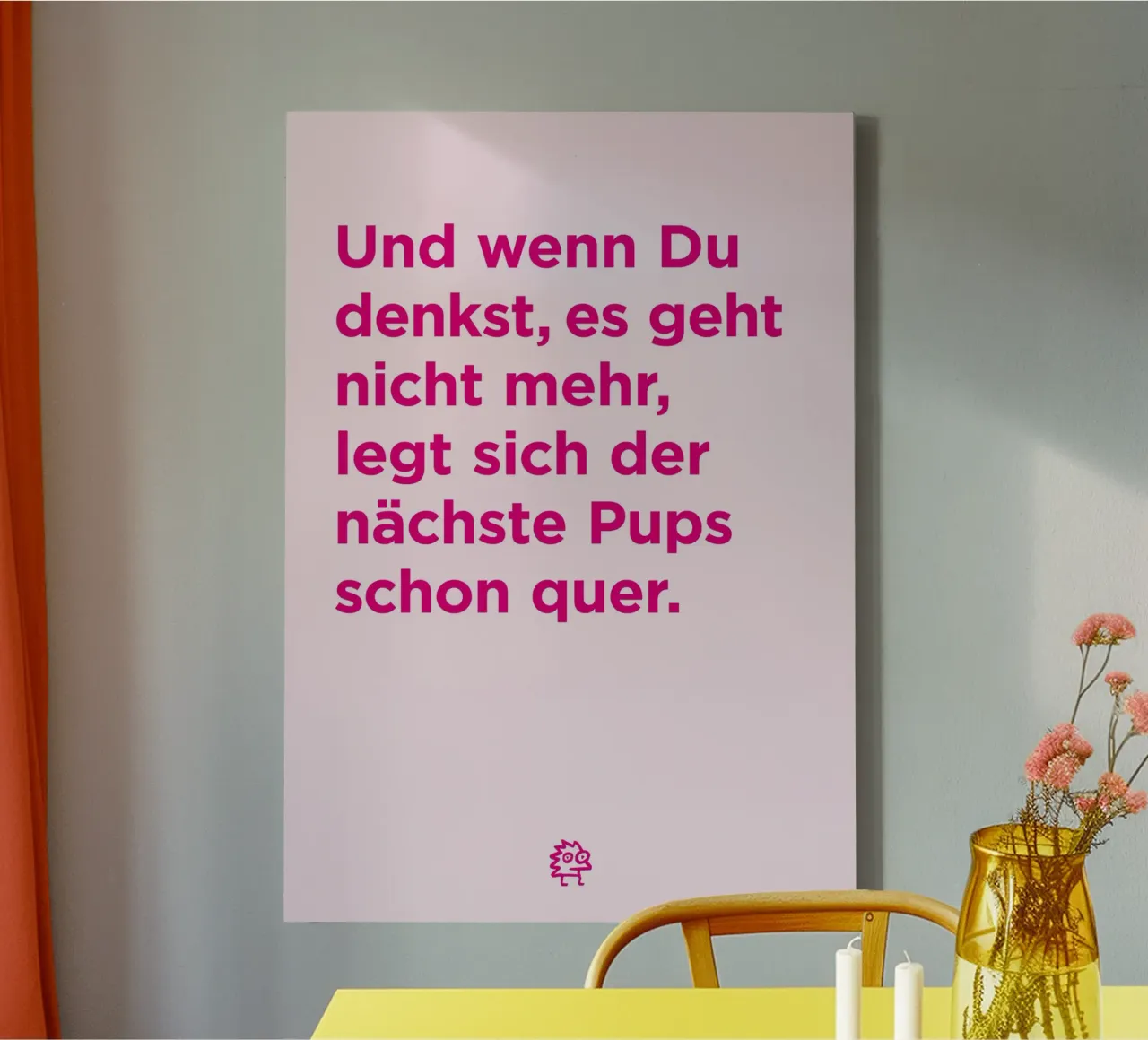 Pups tela da Art Fart