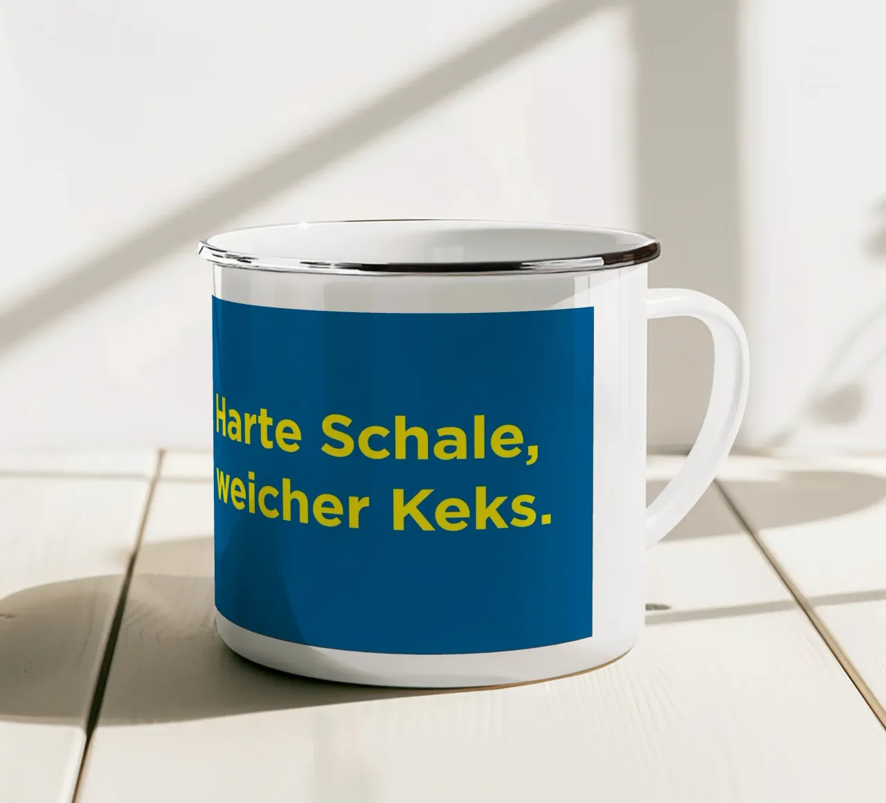 Weicher Keks tazza in smalto da Art Fart