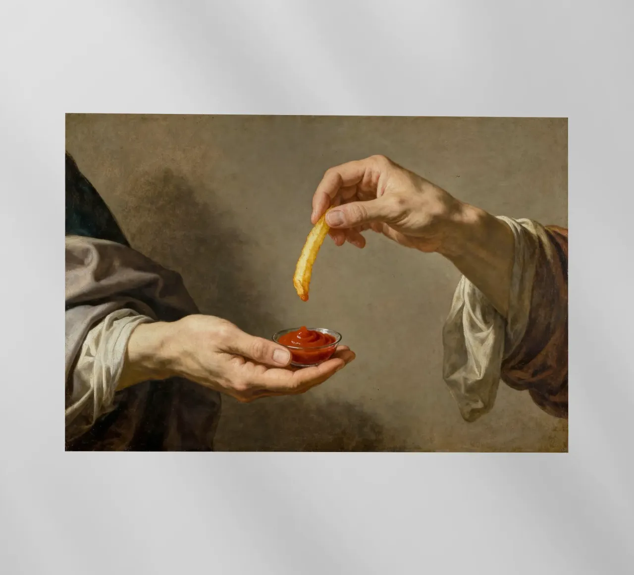 The Creation of Fries pellicola backlit da Attaboy Dsgn