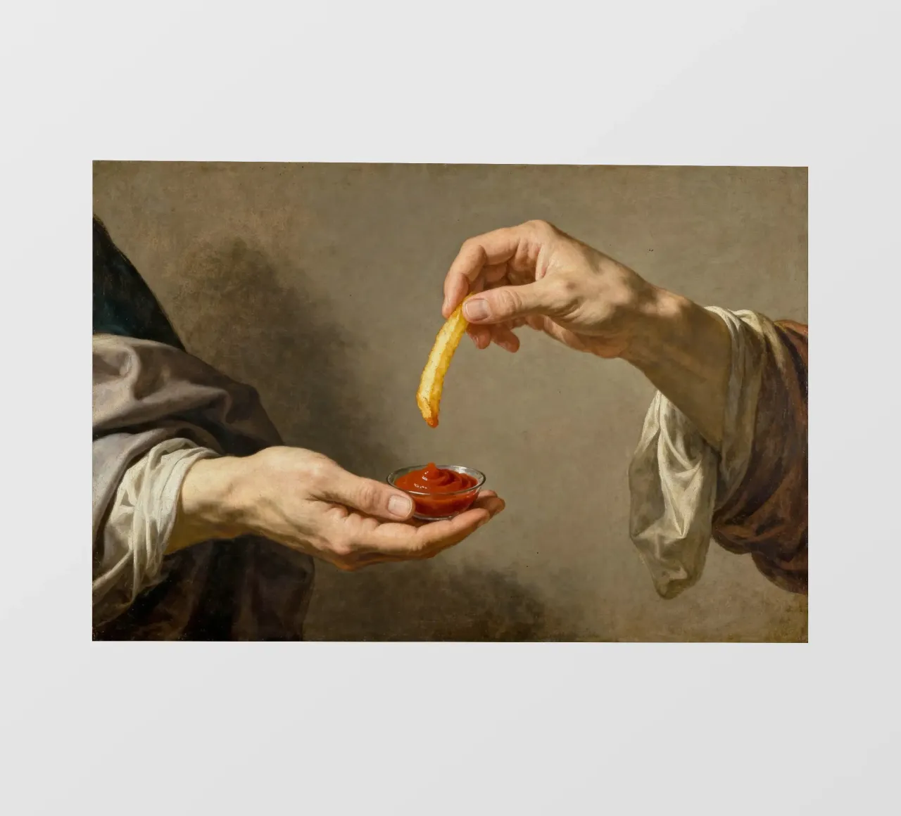 The Creation of Fries telo in pvc da Attaboy Dsgn