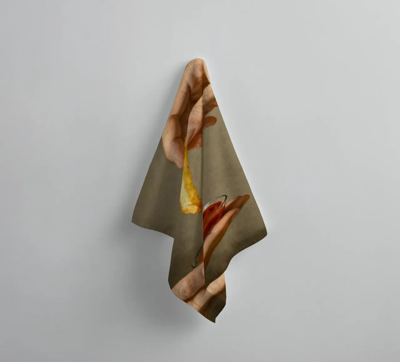 The Creation of Fries asciugamano da bagno da Attaboy Dsgn