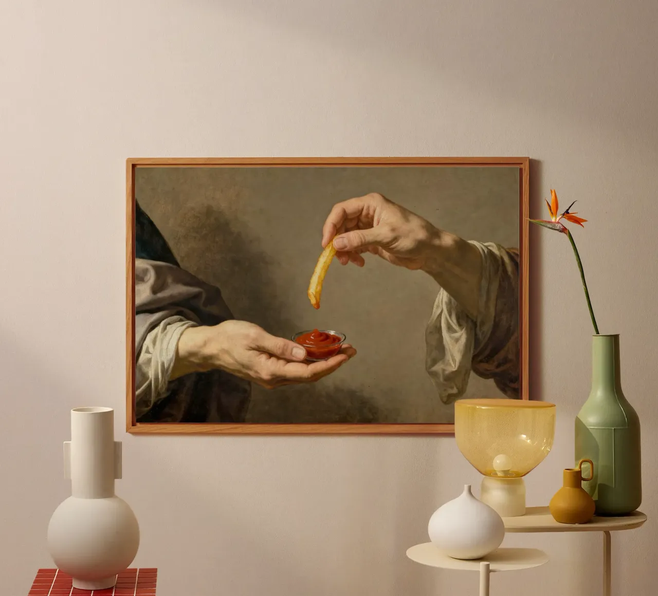 The Creation of Fries alluminio dibond da Attaboy Dsgn