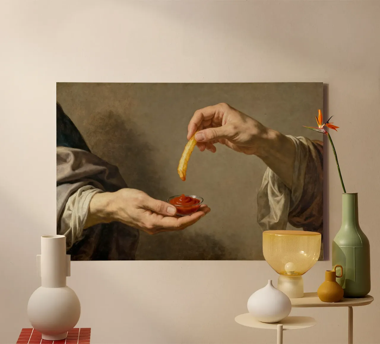 The Creation of Fries tela da Attaboy Dsgn