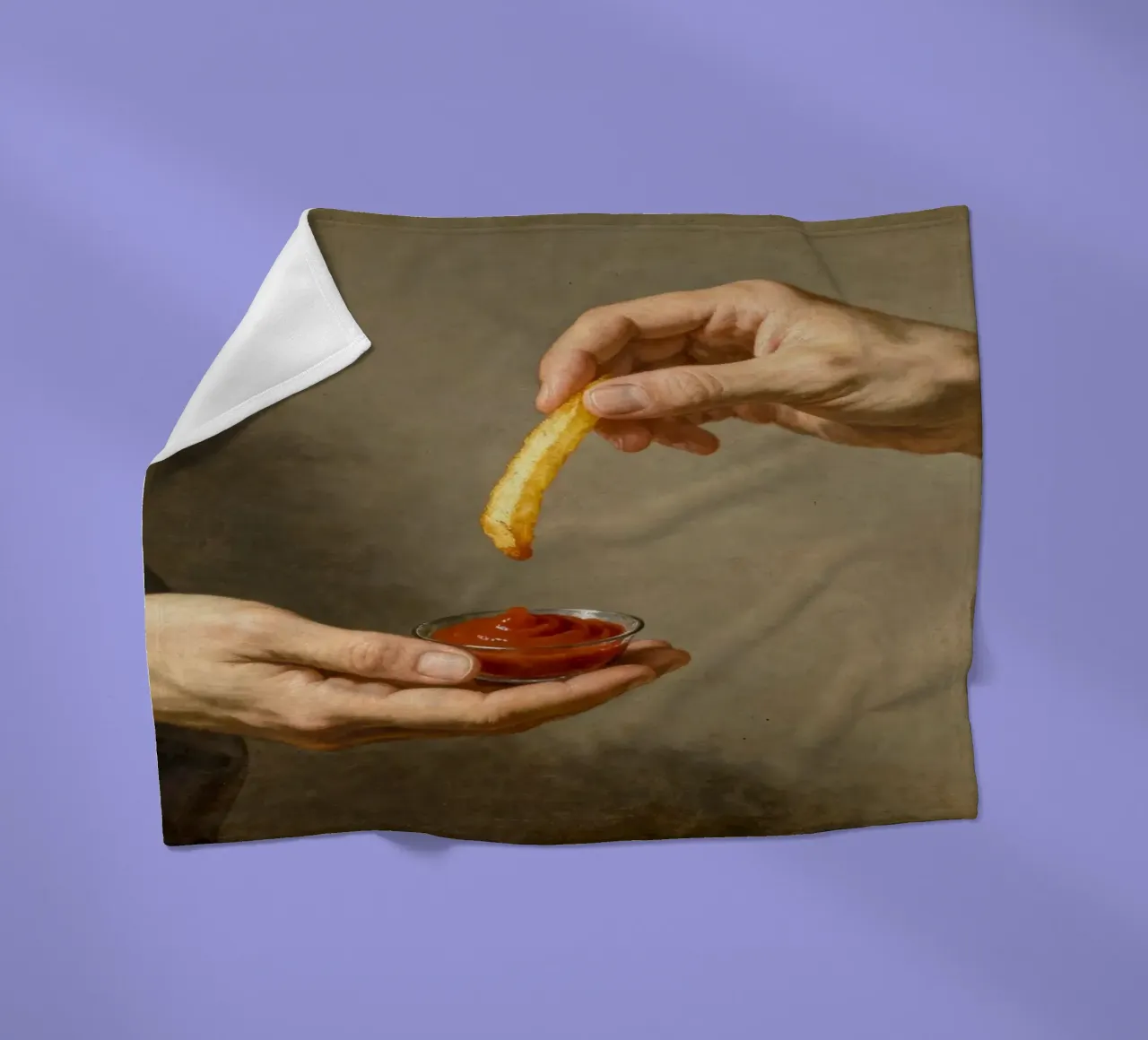 The Creation of Fries coperta in pile da Attaboy Dsgn