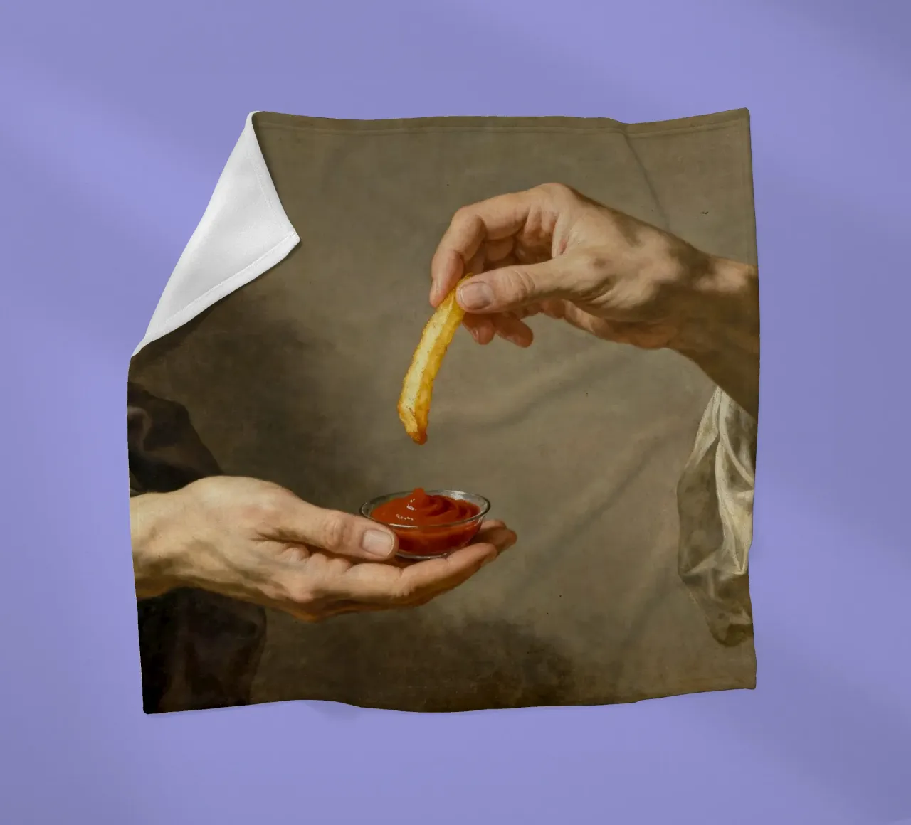The Creation of Fries coperta in pile da Attaboy Dsgn