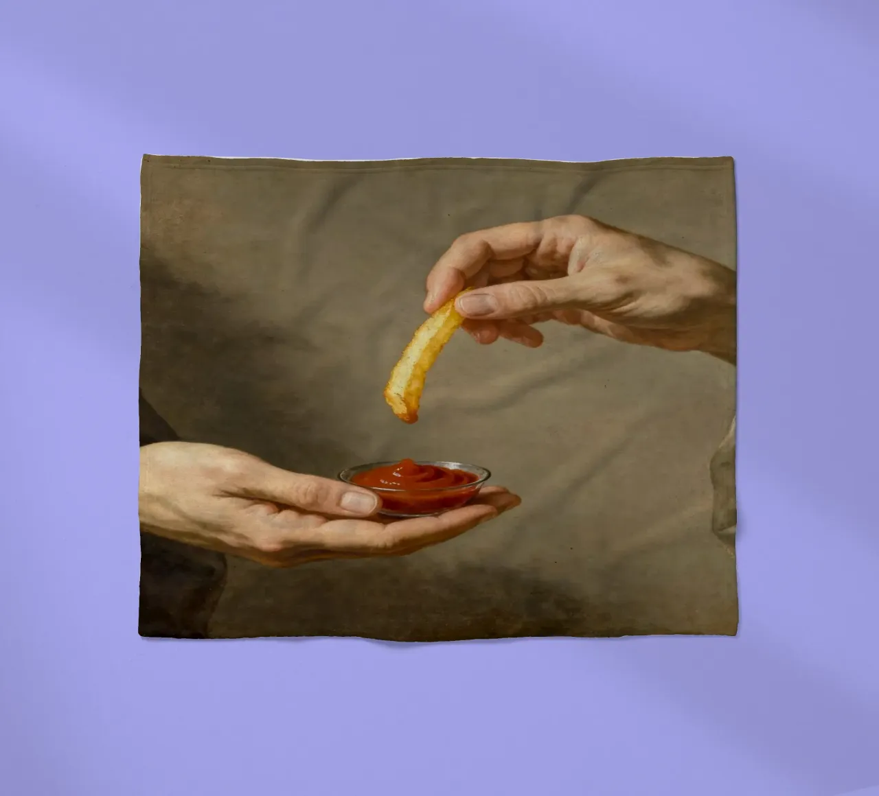 The Creation of Fries coperta in pile da Attaboy Dsgn