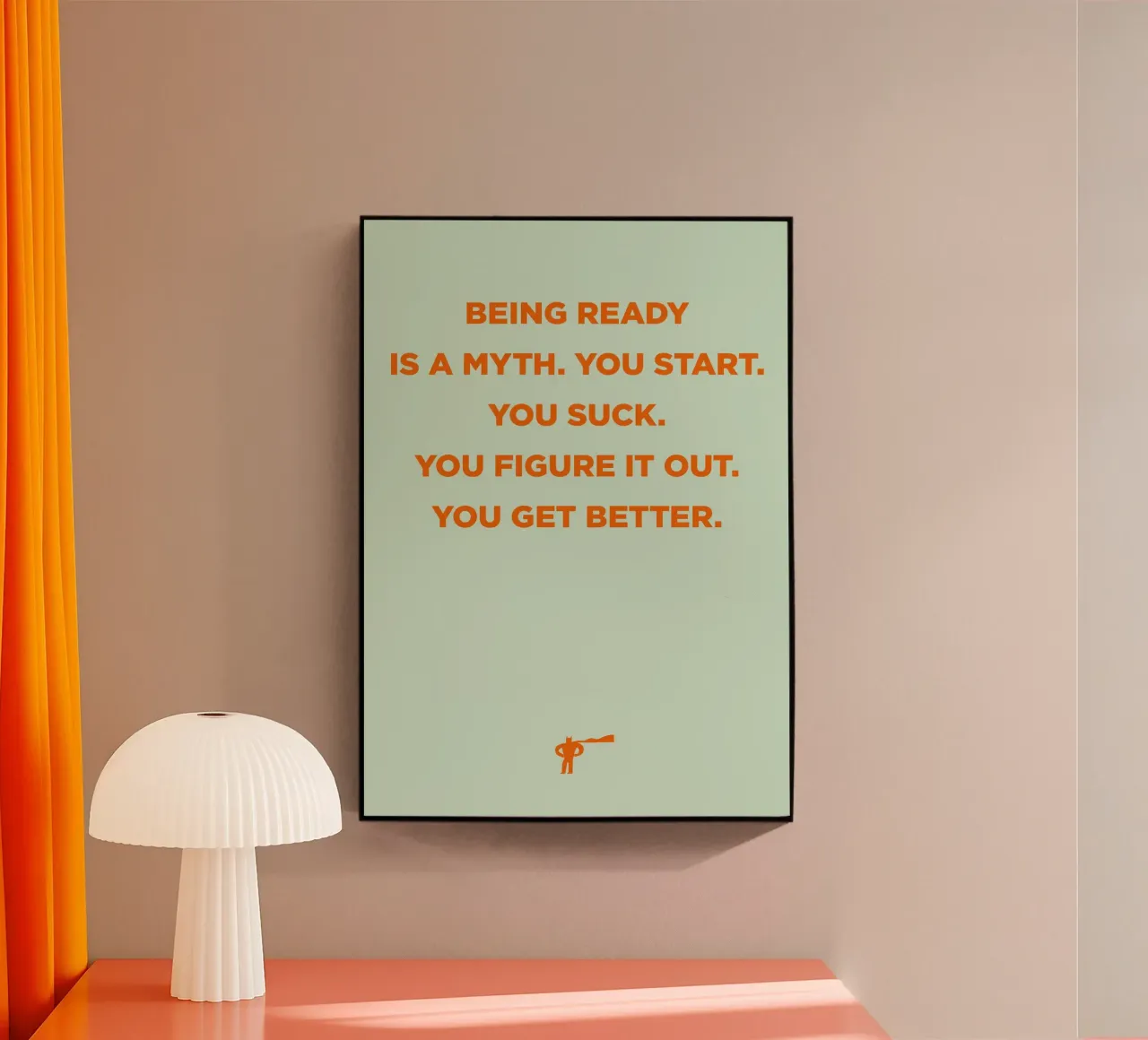 Being ready is a myth. 02 plexiglass da Art Fart