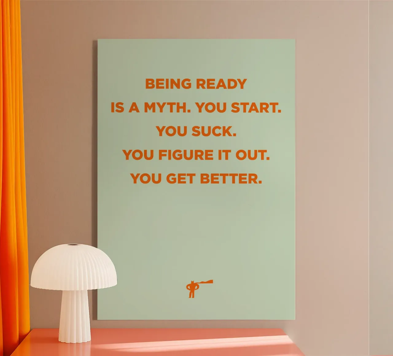 Being ready is a myth. 02 plexiglass da Art Fart