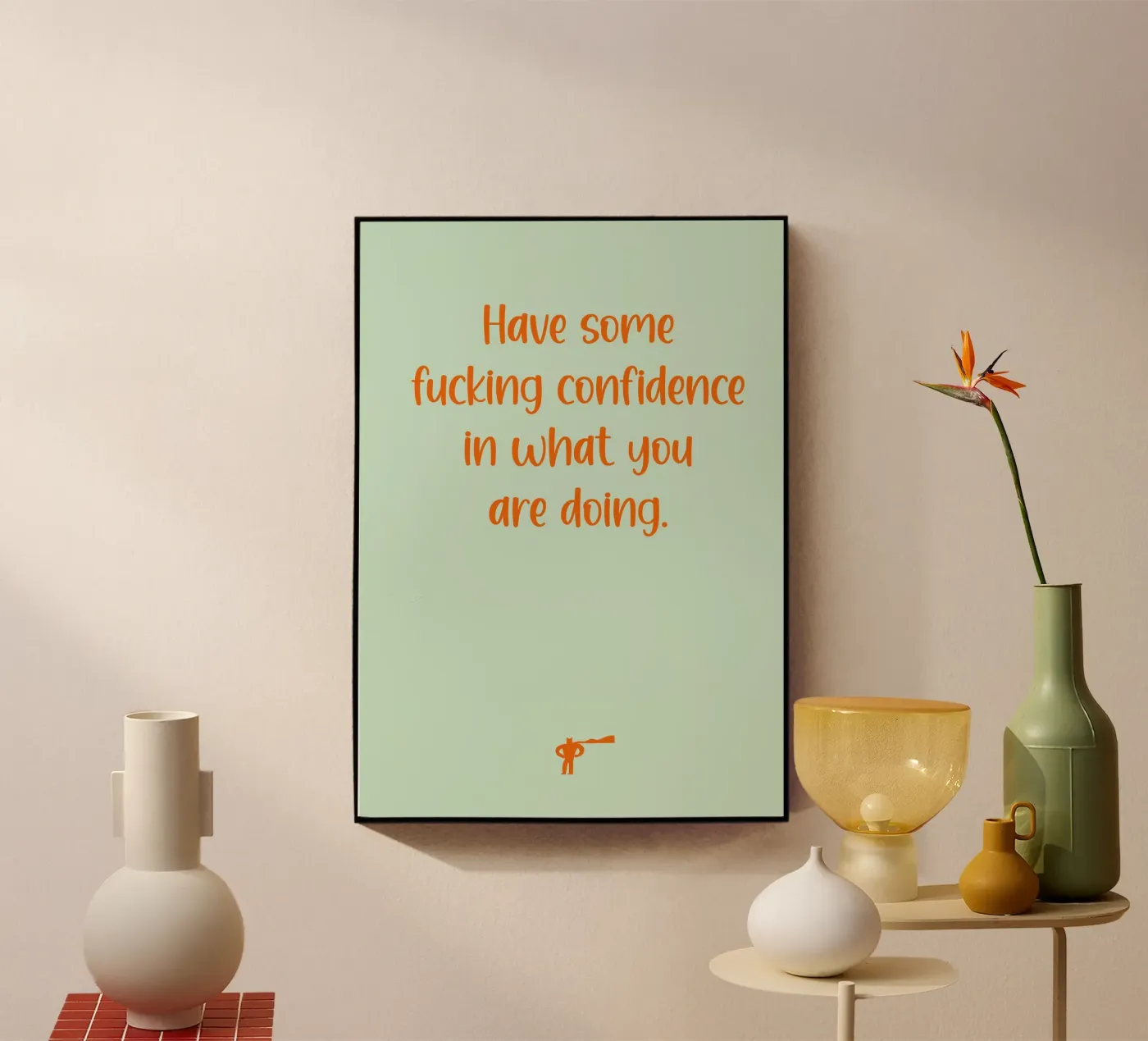 Confidence 03 acrylic glass by Art Fart