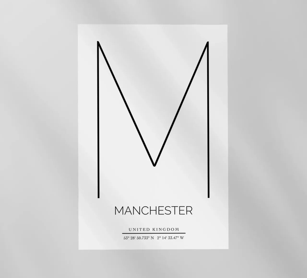 MANCHESTER - white pellicola backlit da CityLights