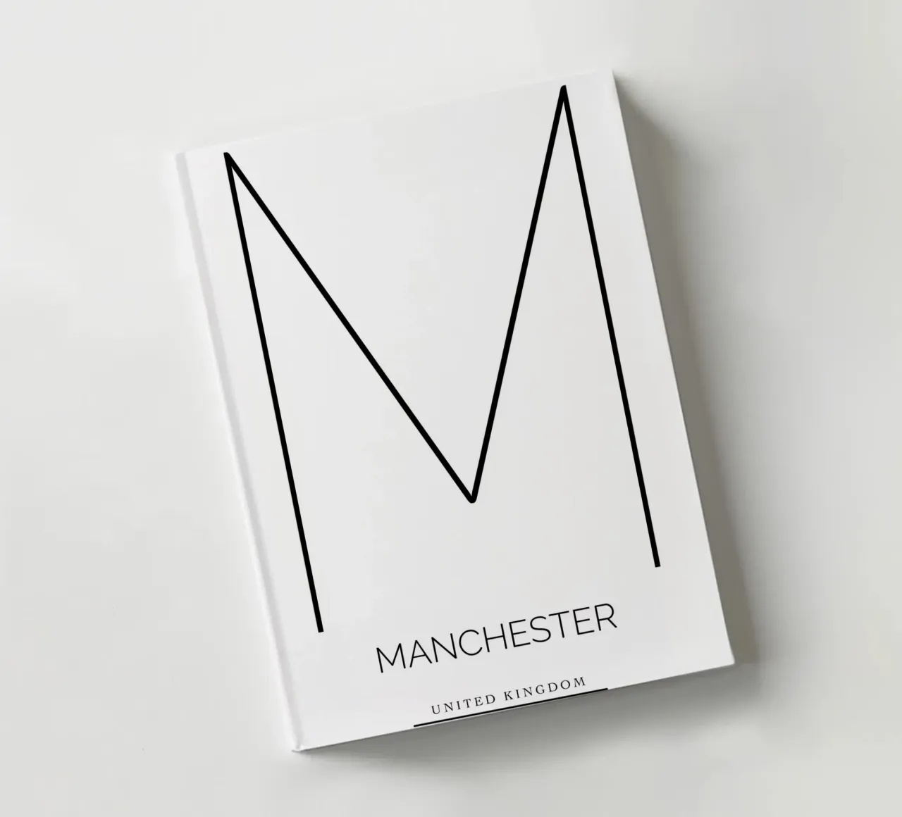 MANCHESTER - white notebook by CityLights