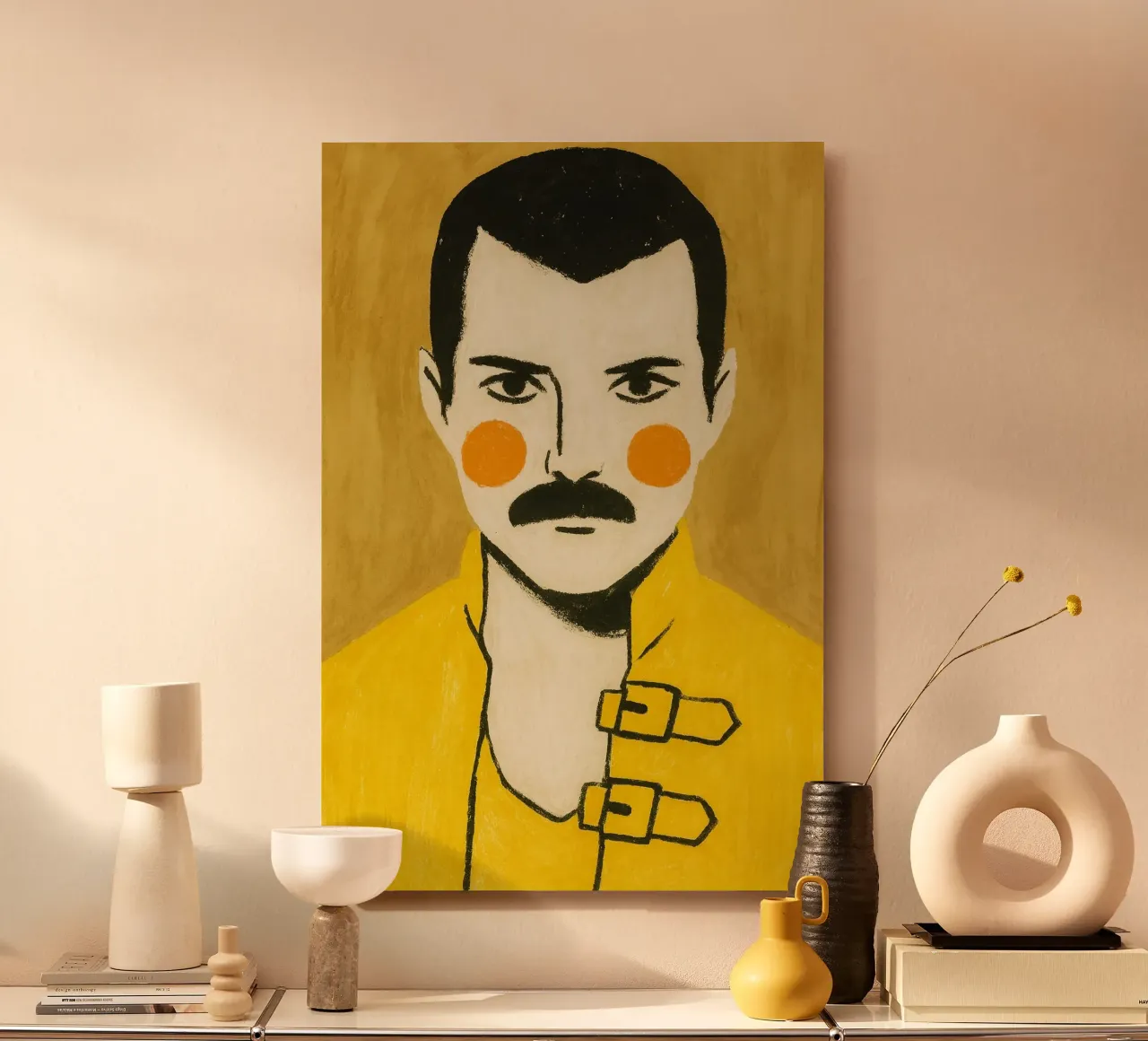 Man with Blush alluminio dibond da PurePeachStudio