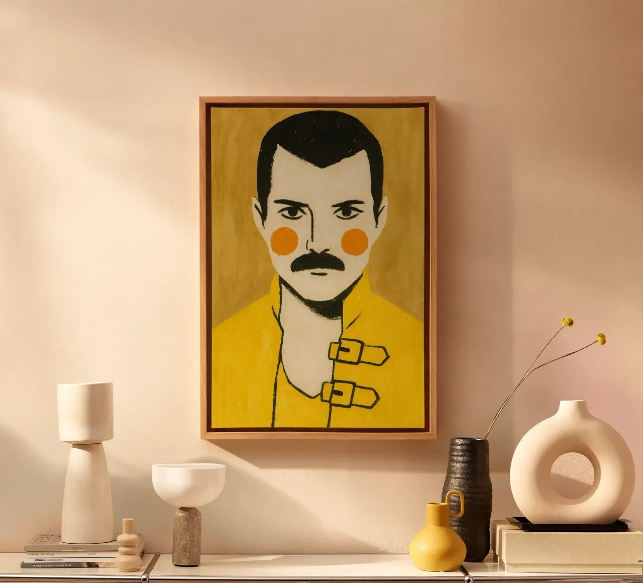 Man with Blush tela da PurePeachStudio