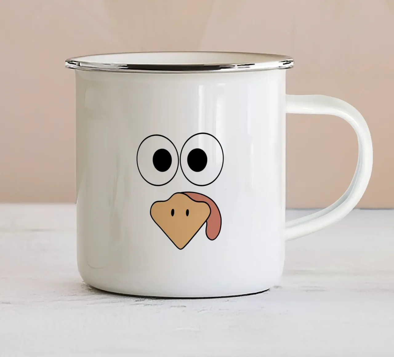 Truthahn tazza in smalto da ArtDesign by KBK