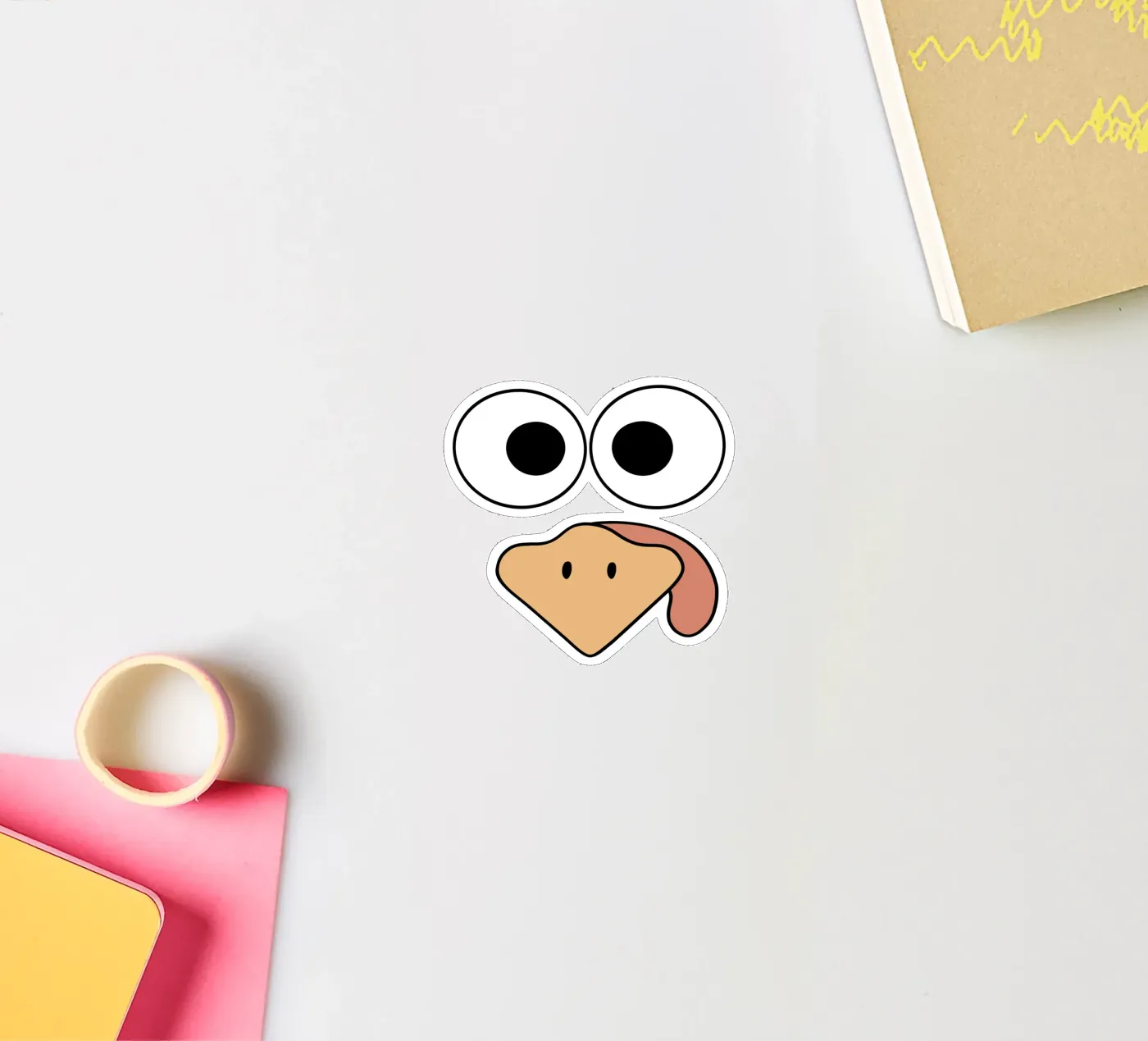 Truthahn sticker van ArtDesign by KBK