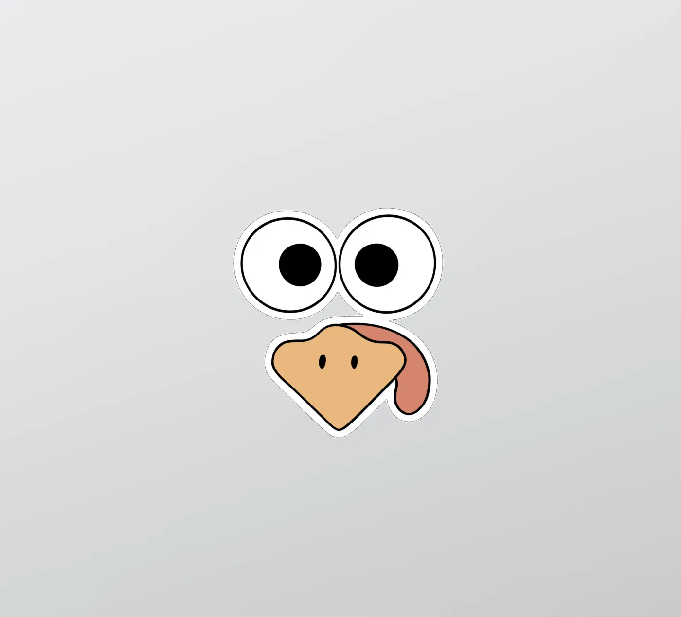 Truthahn sticker van ArtDesign by KBK