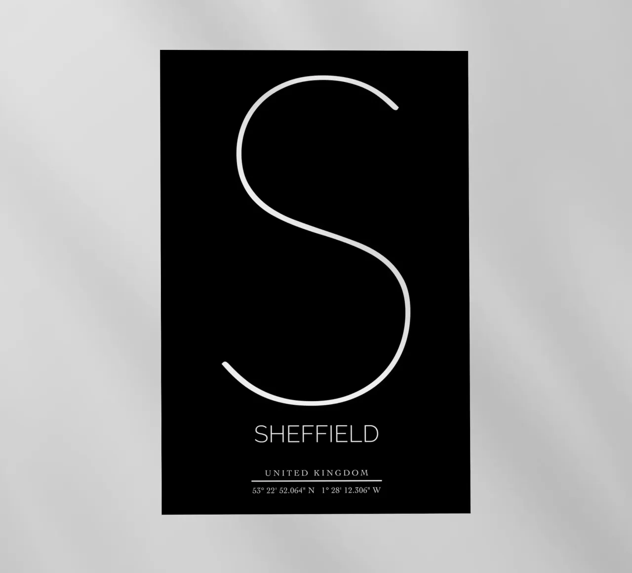 SHEFFIELD - black pellicola backlit da CityLights