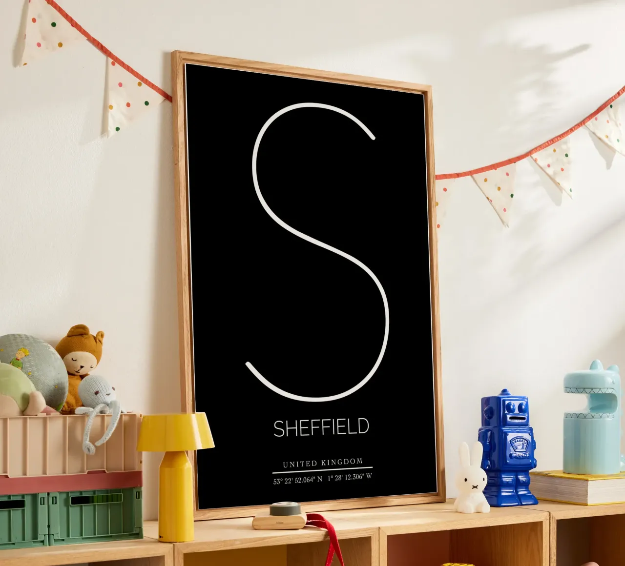 SHEFFIELD - black acrylic glass by CityLights