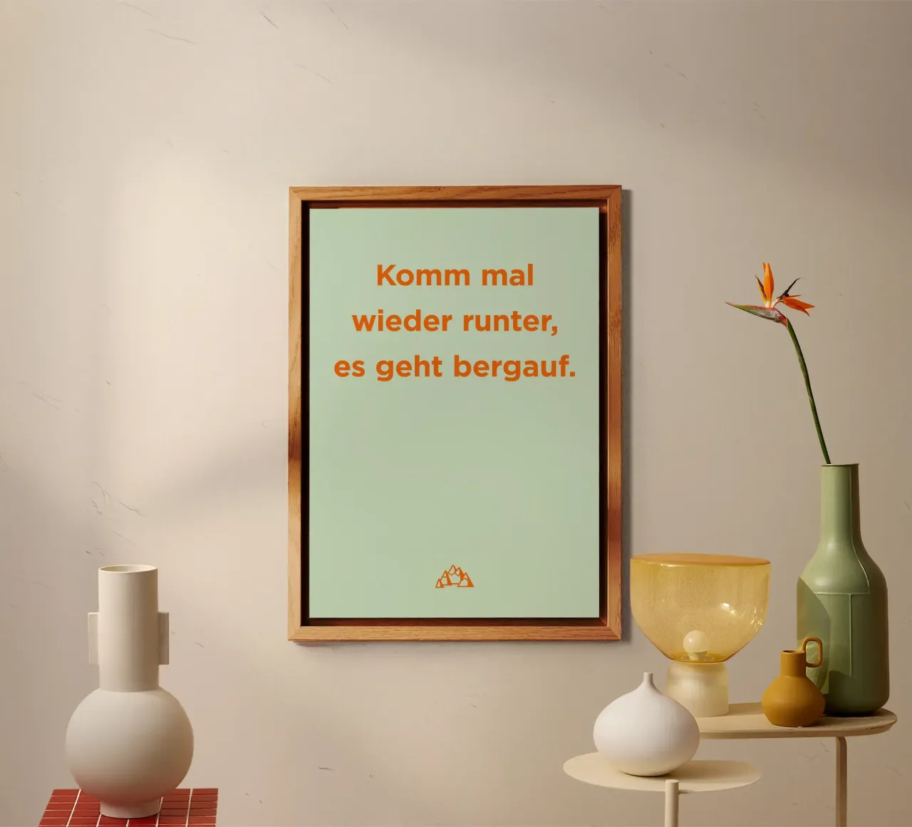 Bergauf 02 alluminio dibond da Art Fart