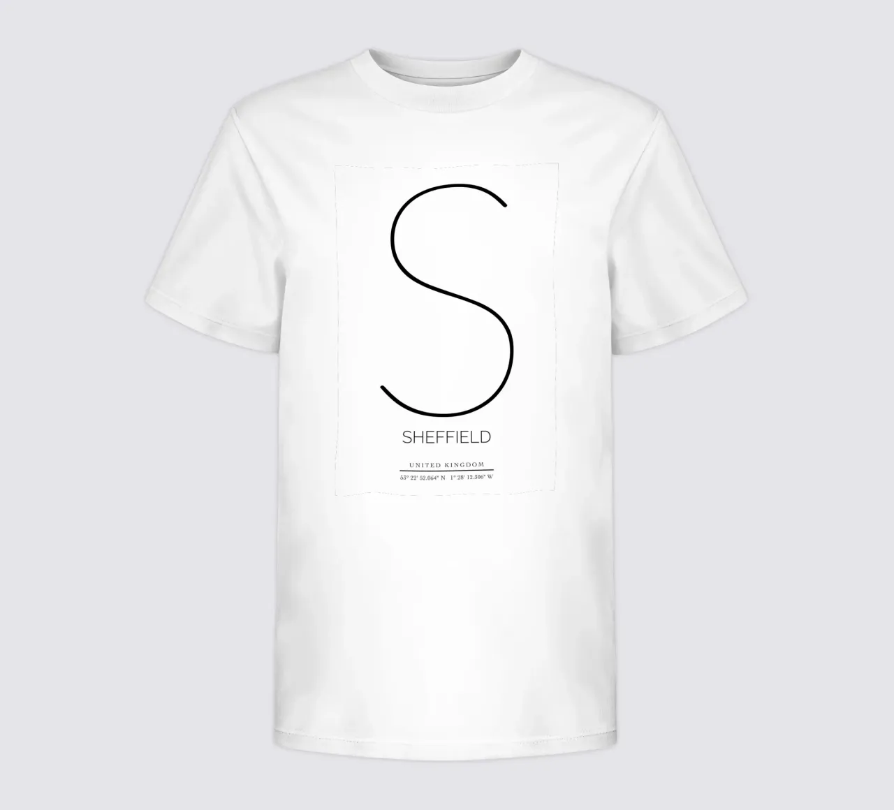 SHEFFIELD - white kids t-shirt by CityLights
