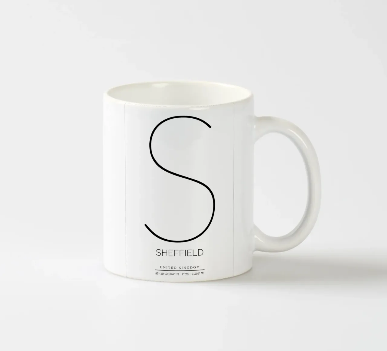 SHEFFIELD - white tazza in ceramica da CityLights