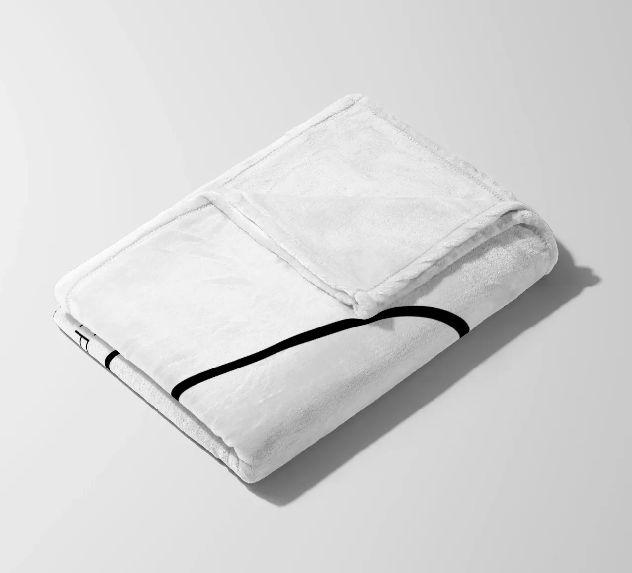 SHEFFIELD - white fleece blanket by CityLights
